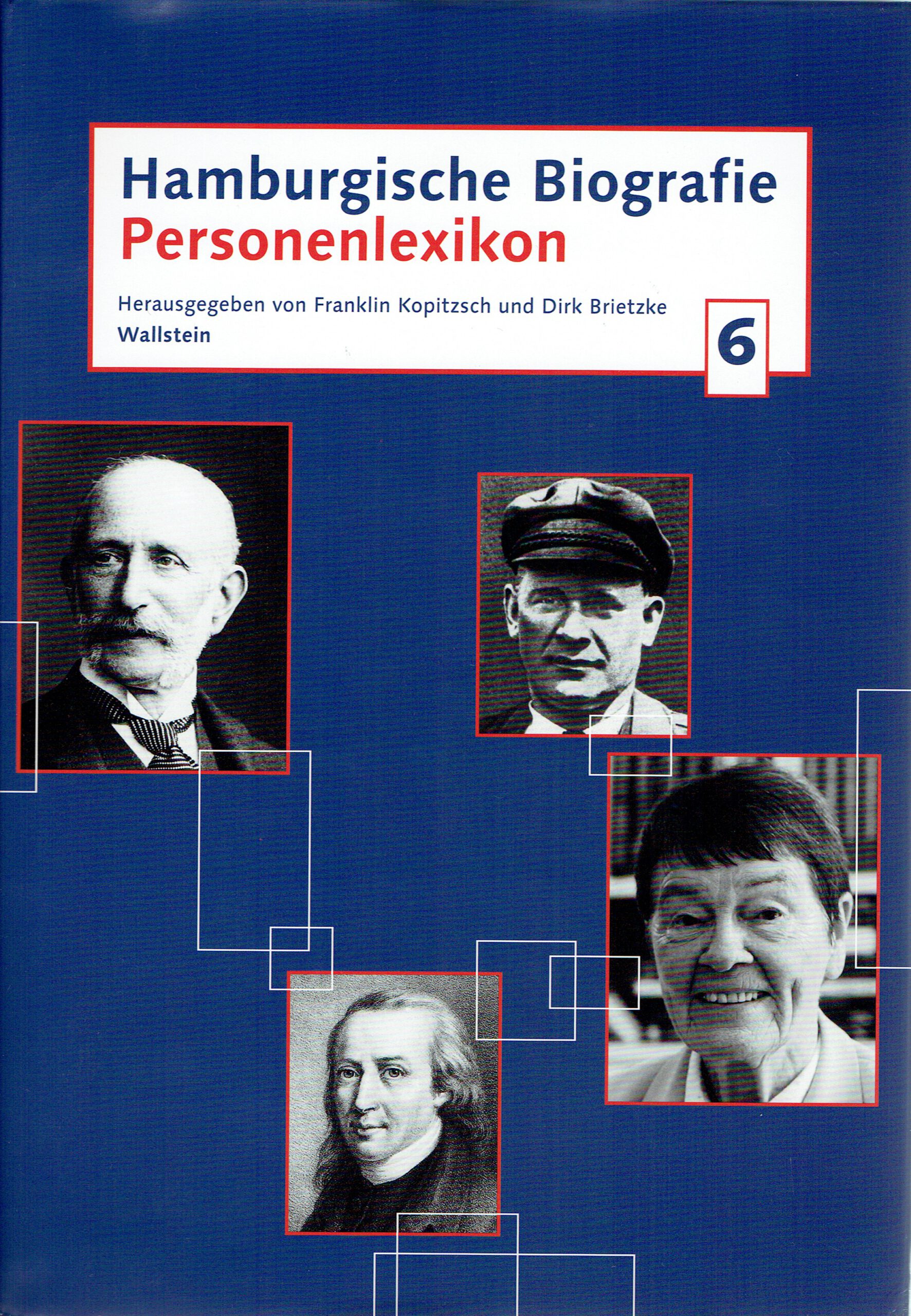Hamburgische Biografie Bd. 6 Hamburgische Biografie Bd. 6